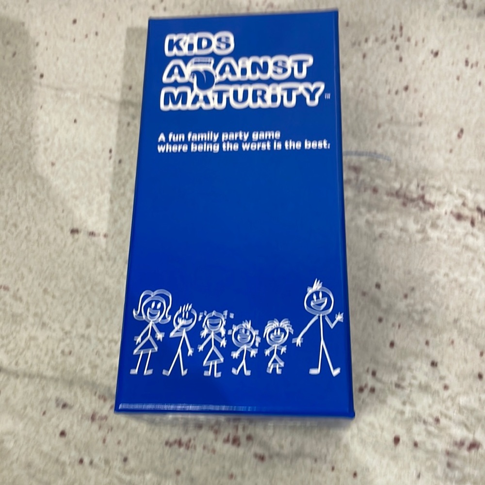 Kids Against Maturity card game